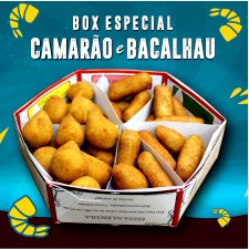 Box de Bacalhau e camarão